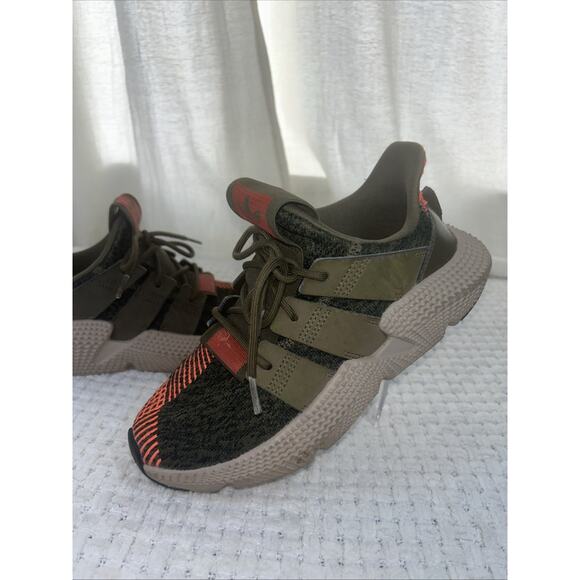 Adidas Men's Running Shoe Sneaker Athletic Prophere Trace Lace Olive Orange 4.5 - Picture 1 of 7